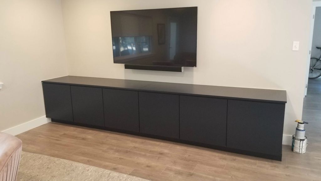 Almost Black Full Overlay No Hardware Entertainment Console