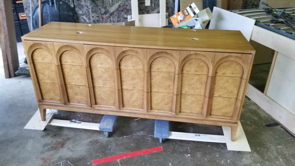 Vintage Thomasville Dresser Converted to 2 door vanity