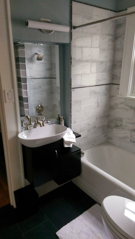 Custom Wall Recess for Low-Profile Cabinet