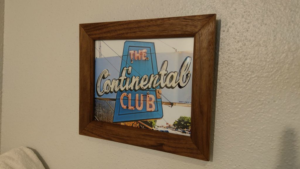 Commissioned Walnut Picture Frame with Custom Profiles
