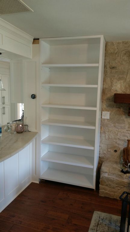 Adjustable Painted Maple Bookshelf